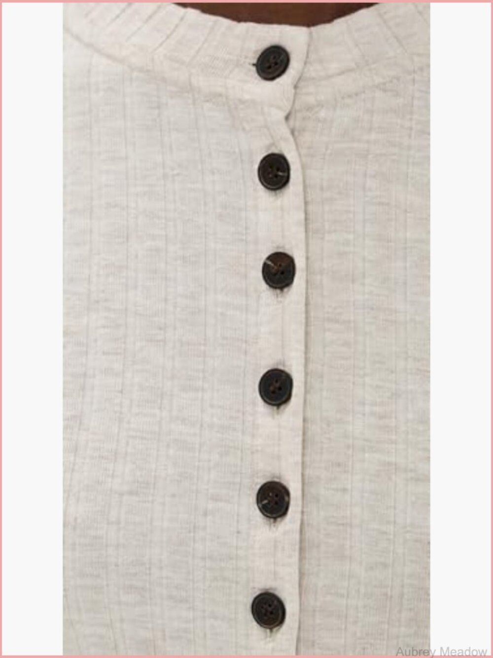 Ribbed Jersey Long Sleeve Cardigan Top - Picture 6 of 6